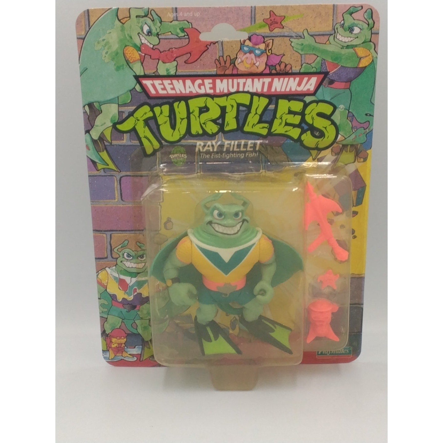 1990 Ray Fillet TMNT Action Figure