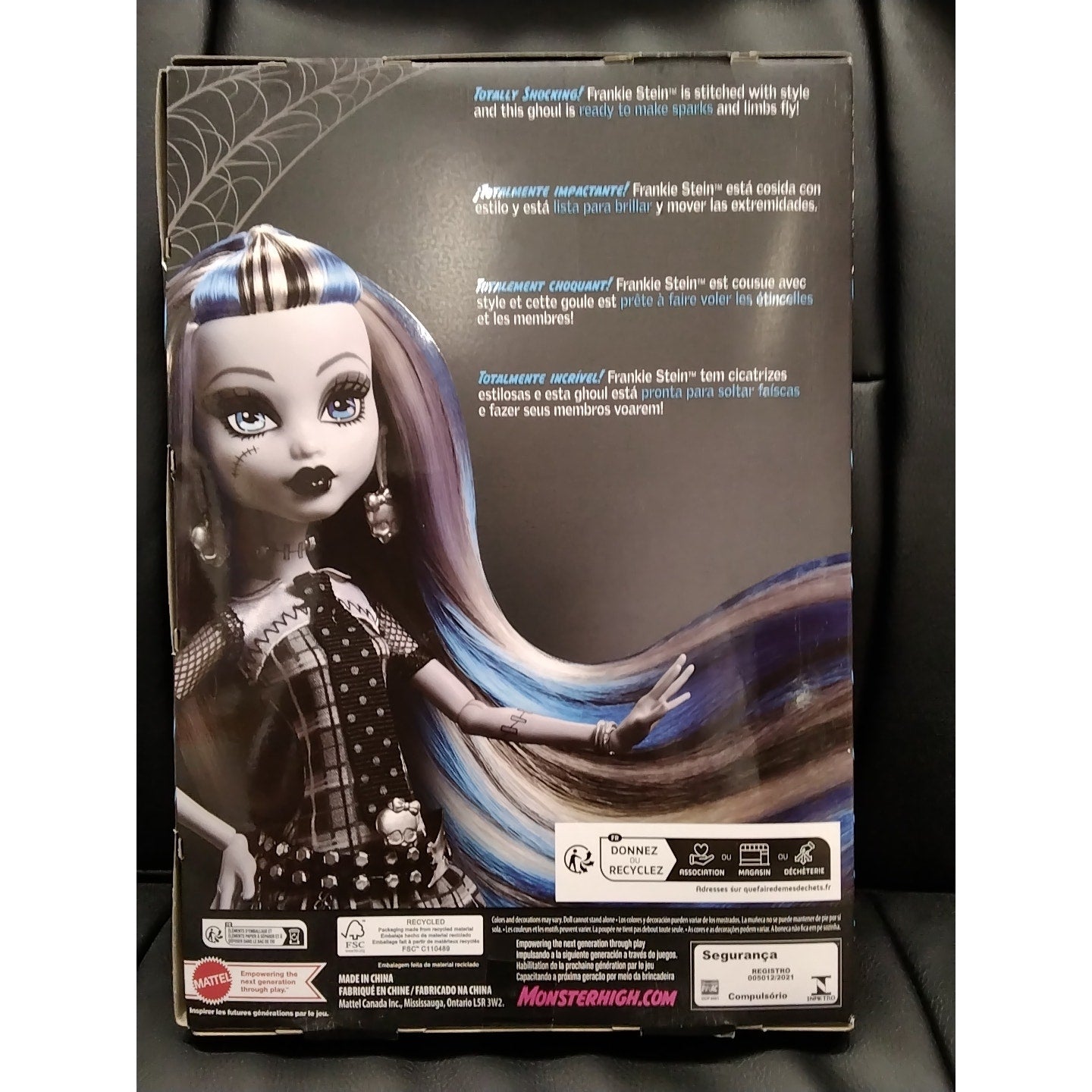 2022 Frankie Stein Monster High Real Drama New in Box Mattel