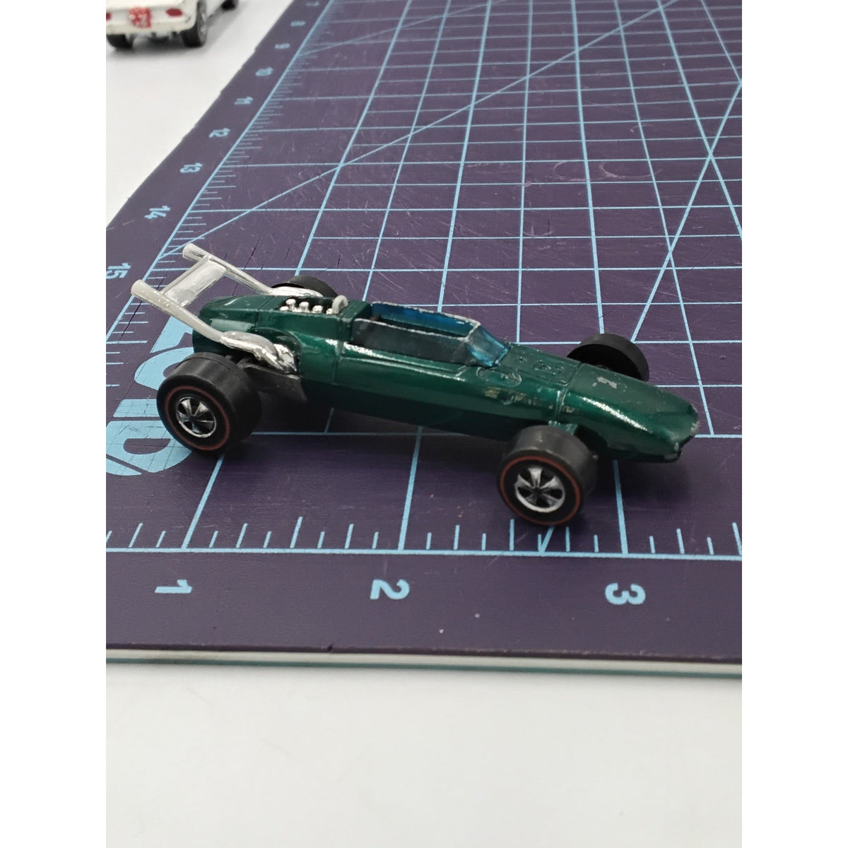 1969 Indy Eagle Grand Prix Series Aqua Redline Collectible Loose Hot Wheels