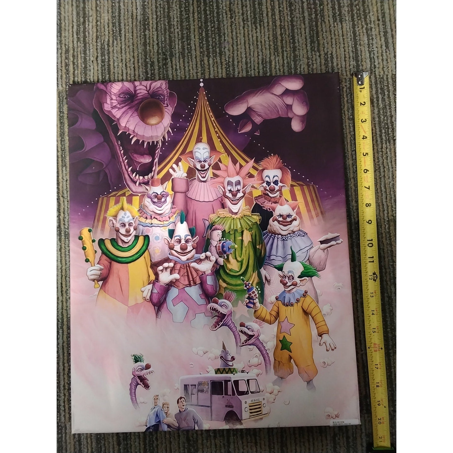 Killer Clowns From Outerspace Vinyl 16''x20' Print