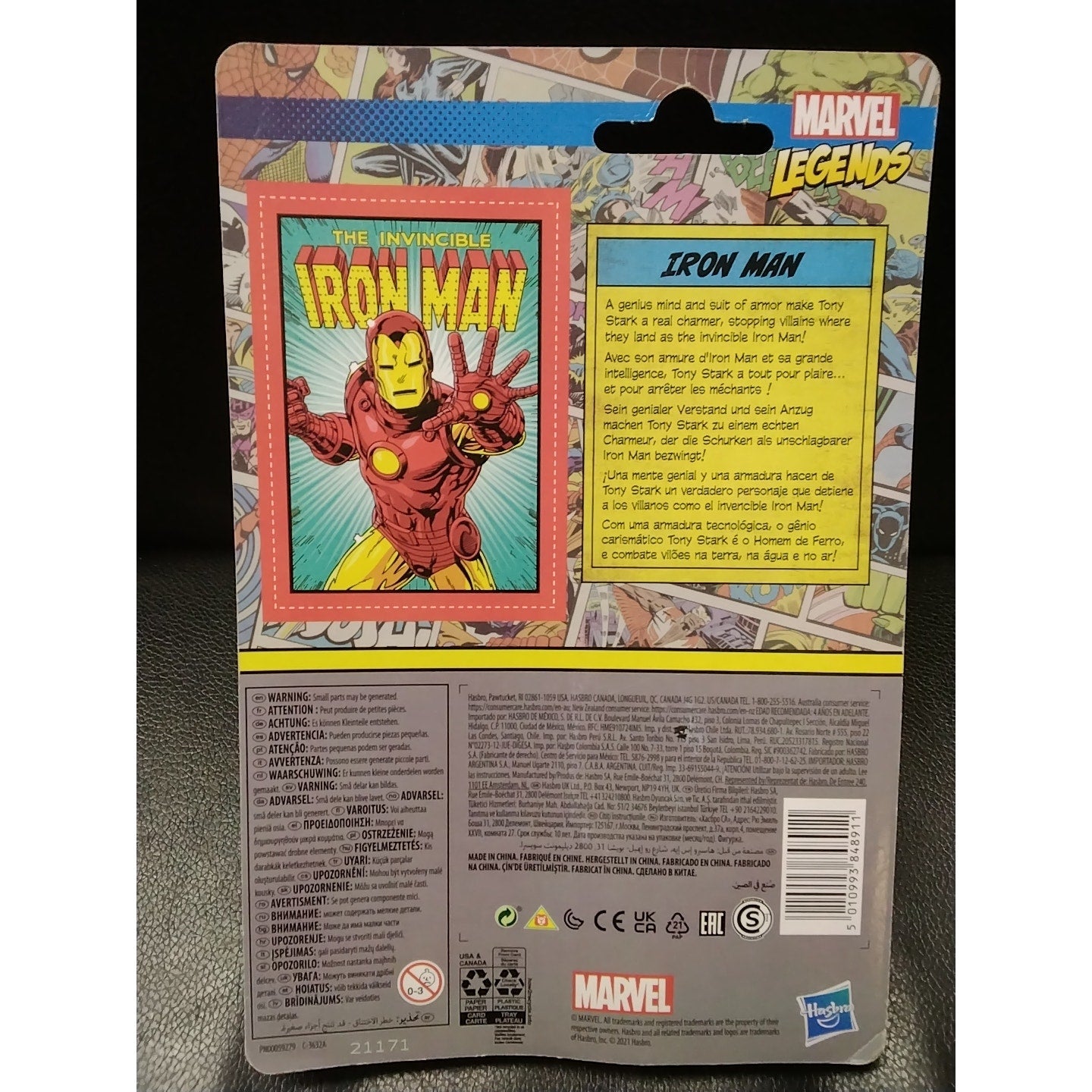 2021 Ironman Marvel Legends Kenner in box