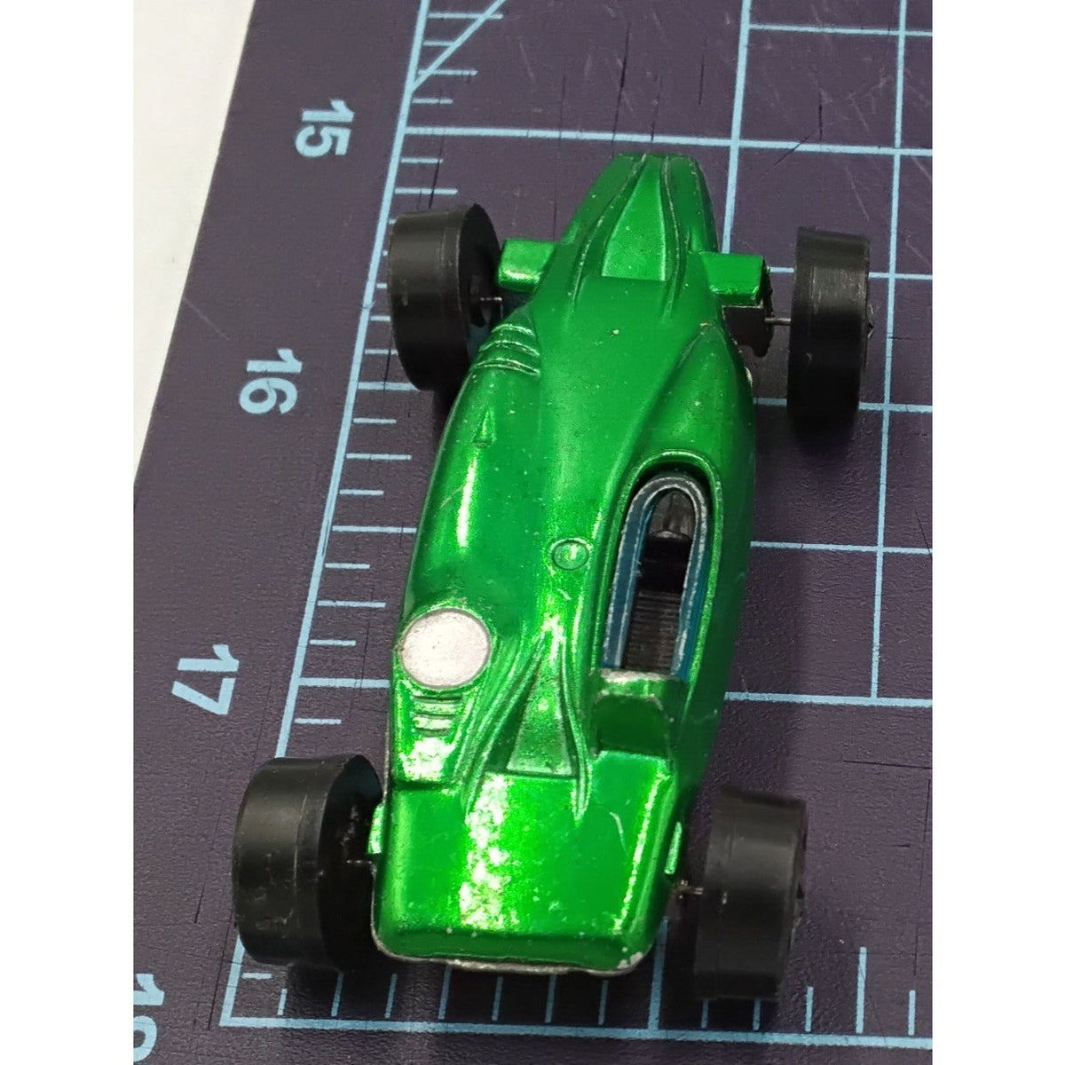 1969 Shelby Turbine Green Redline w/Black Int Collectible Loose Hot Wheels