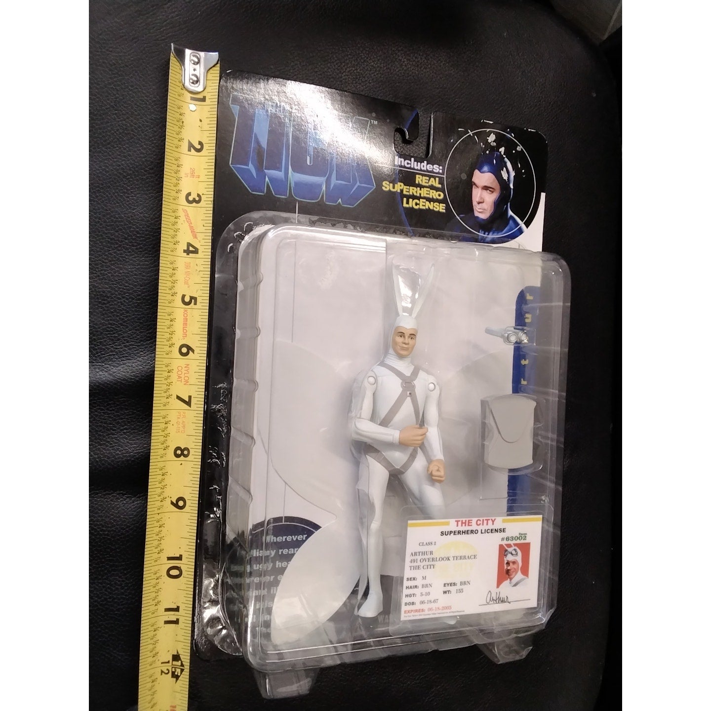 The Tick Arthur Real Super Hero License On Card