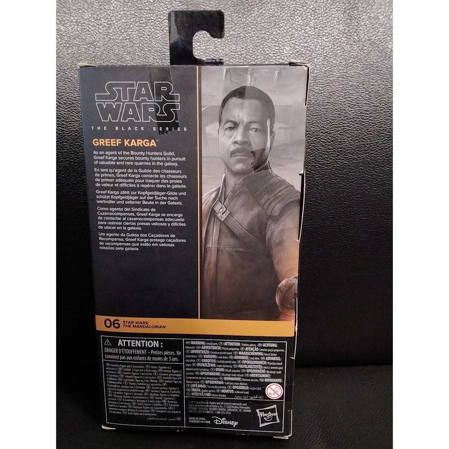2020 Star Wars The Black Series- The Mandalorian- Greef Karga
