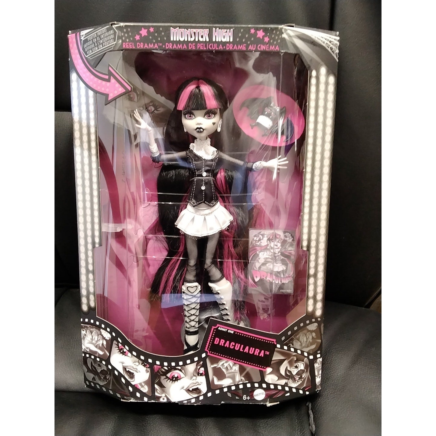 2022 Draculaura Monster High Real Drama New in Box Mattel