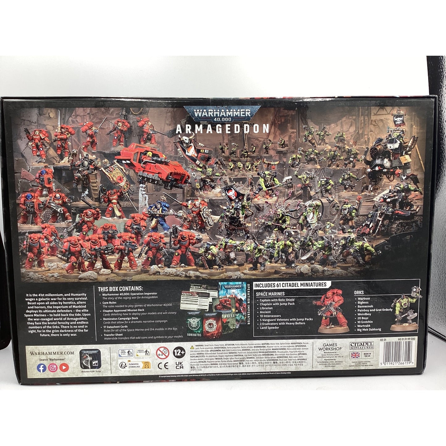 2026 40,000 Armageddon Warhammer Games Workshop 61 Citadel Miniatures Box Set