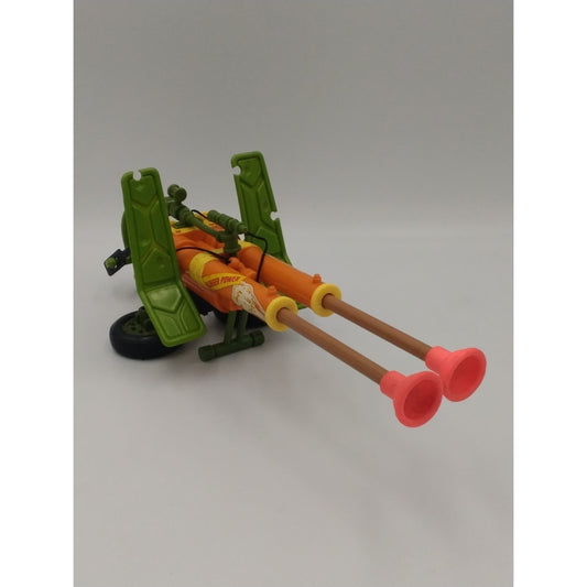 1989 Double Barreled Plunger TMNT Action Figure Playset