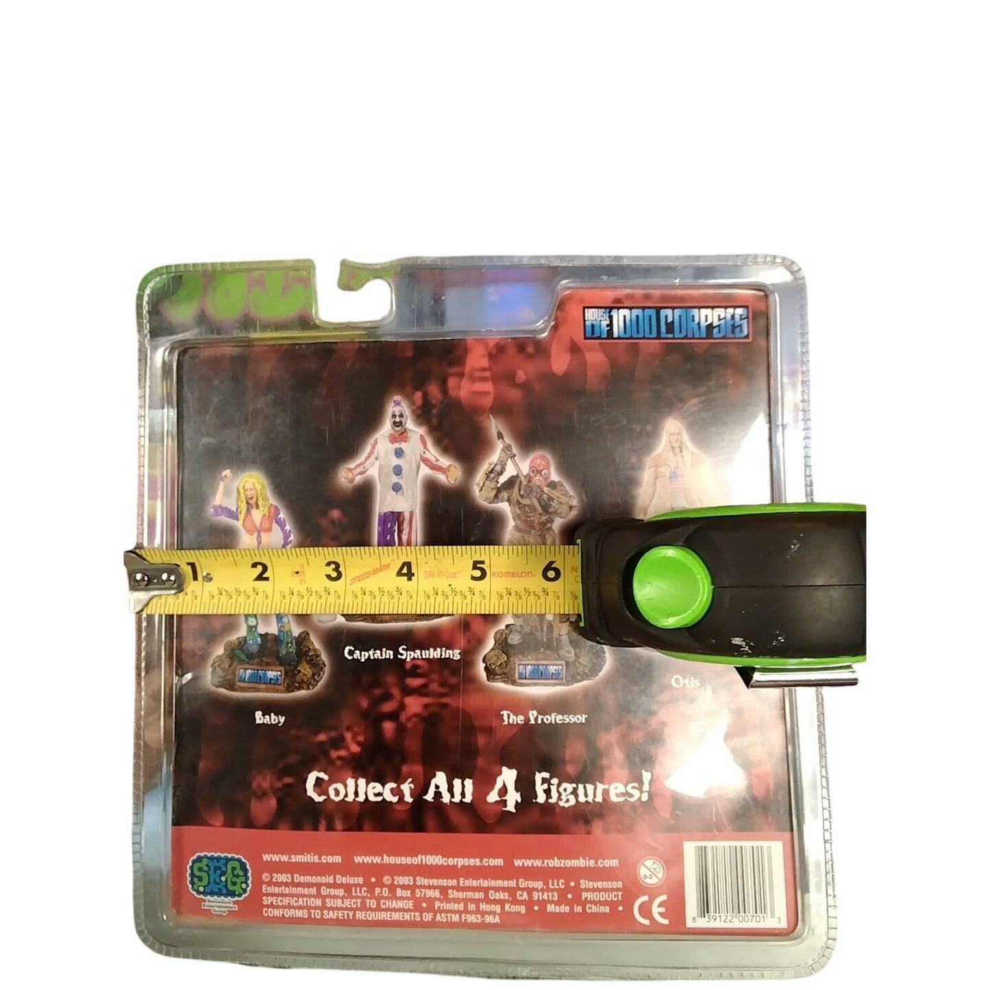 Rob Zombie House of 1000 Corpses The Professor SEG Action Figure