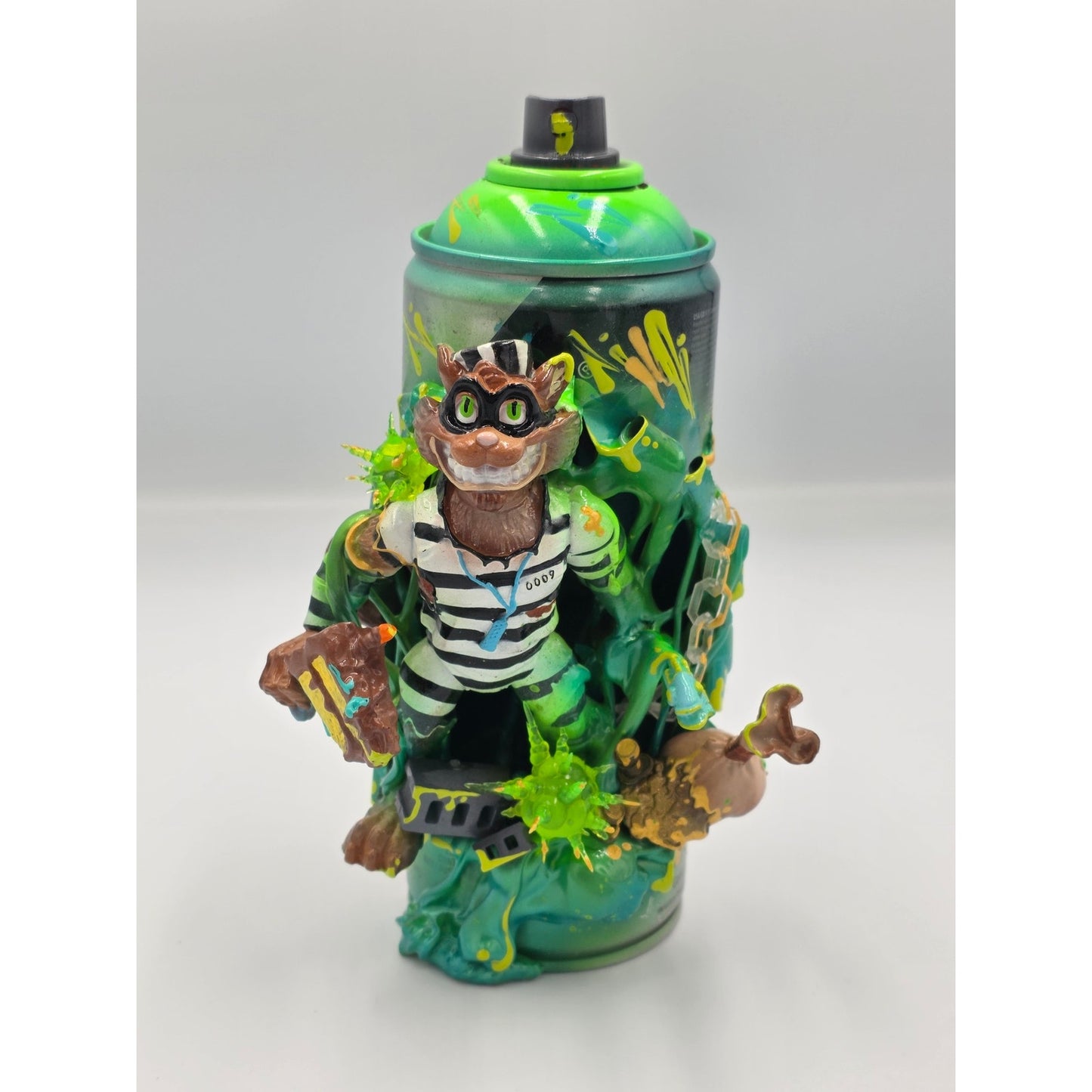 Scratch The Cat KO Rare Rattler One of Kind Customized TMNT