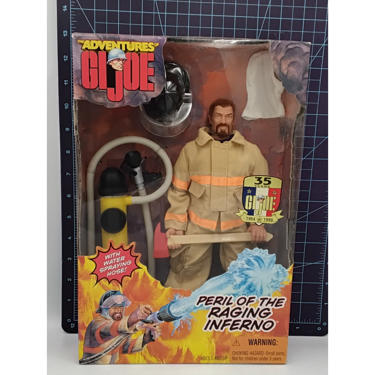 1999 Firefighter 1:6 Peril of the Raging Inferno Adventures New Unopened