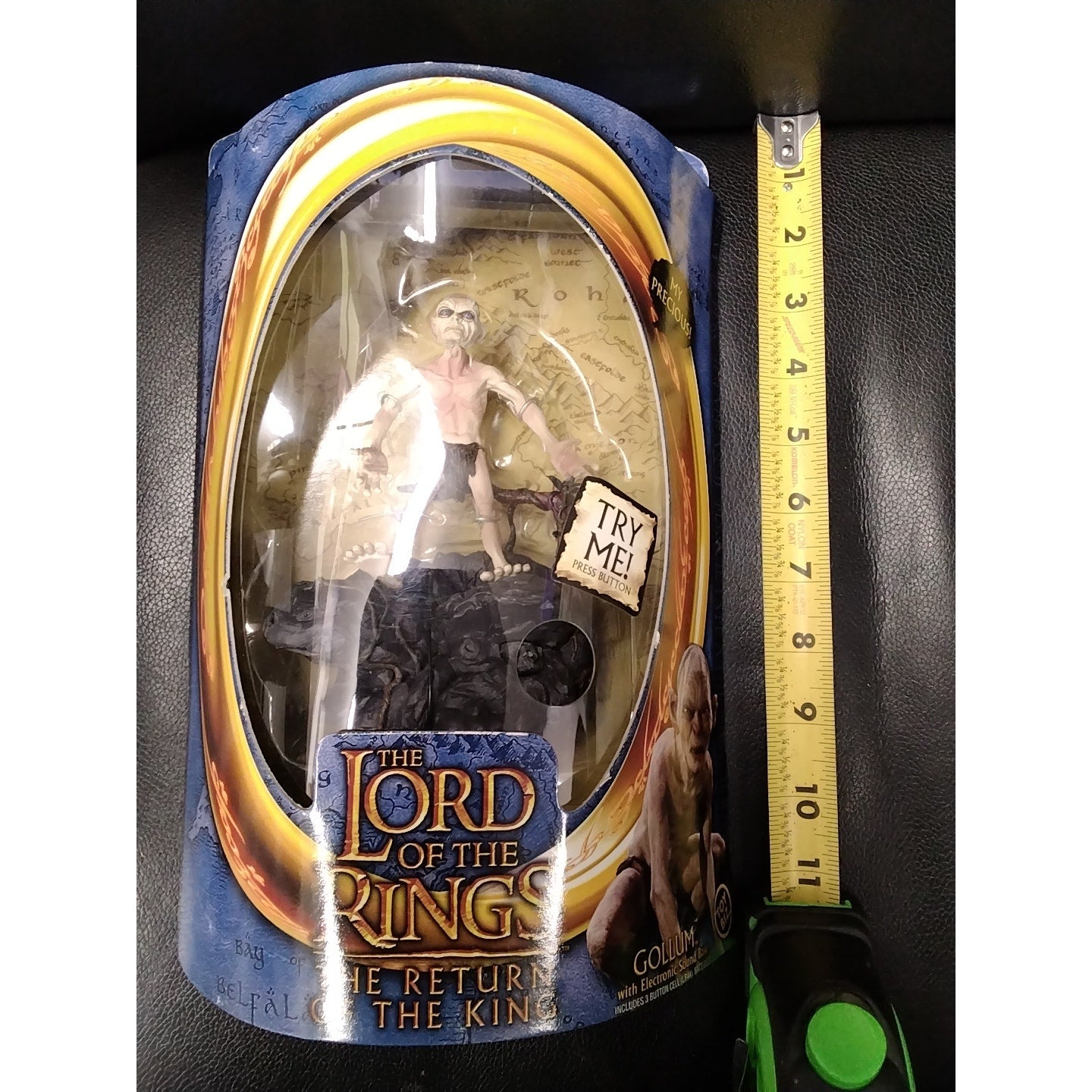2003 Gollum with Sound Base Lord of the Rings Action Figure  in box