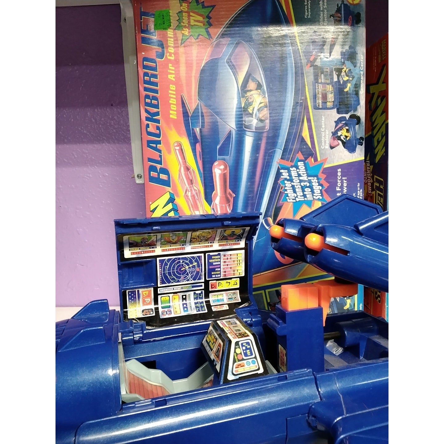 1994 X-men Blackbird Playset