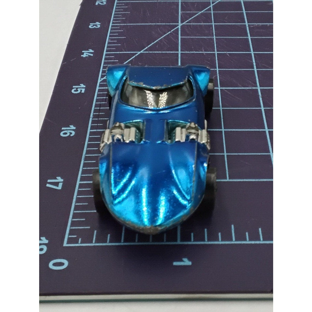 1968 TWINMILL AQUA with WHITE Interior. REDLINE Collectible Loose Hot Wheels
