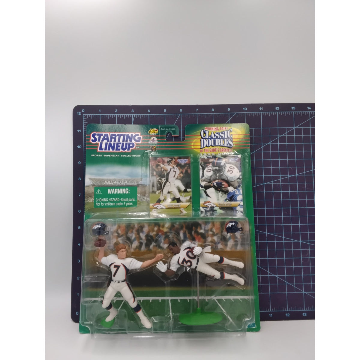 1999 John Elway & Terrell Davis Denver Broncos Starting Lineup Classic Doubles