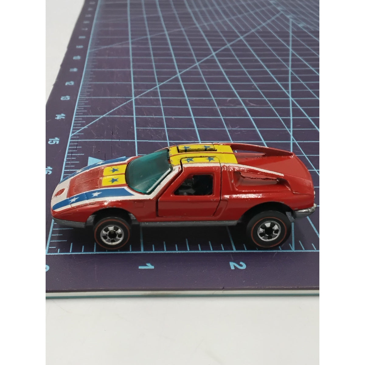 1970 Mercedes Benz C-111 Redline Metal Base Gullwing Doors Collectible Loose