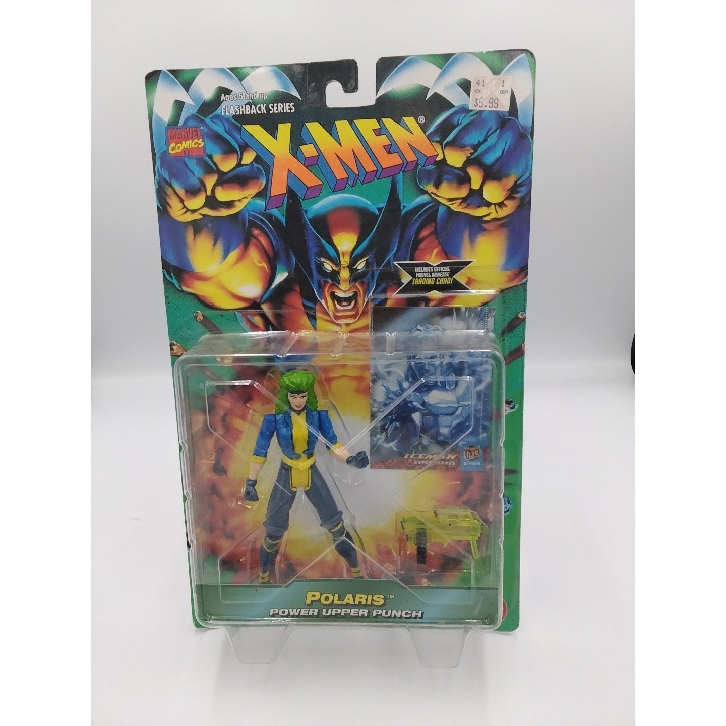 1996 Polaris XMEN Action Figure on Card