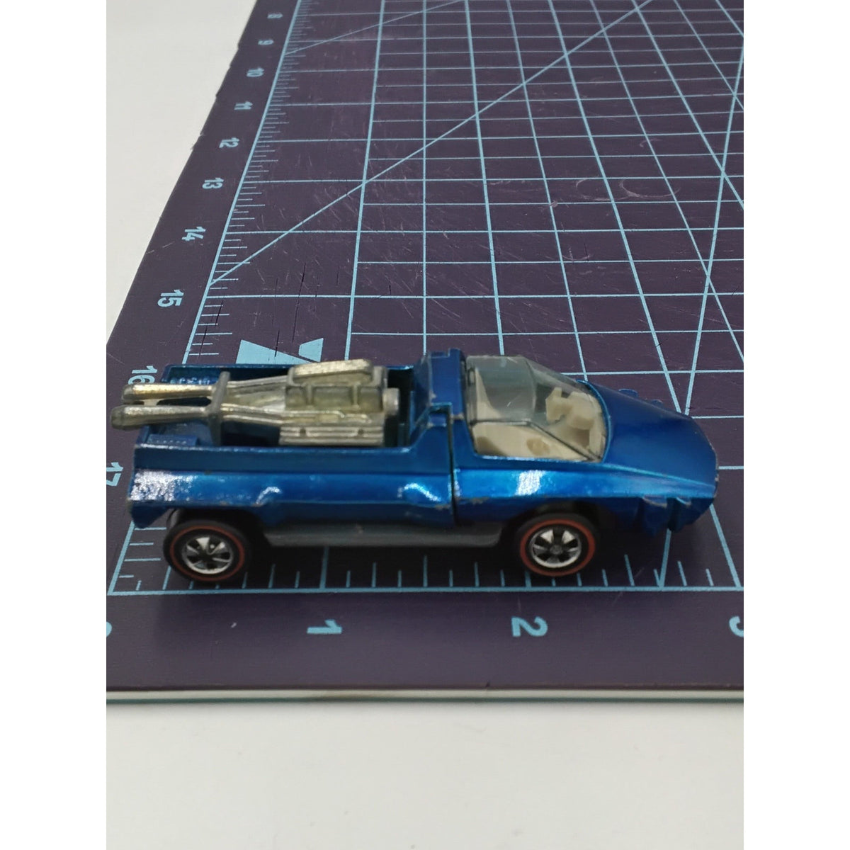 1969 Hairy Hauler (SAPPHIRE BLUE ) Redline Collectible Loose Hot Wheels Mattel