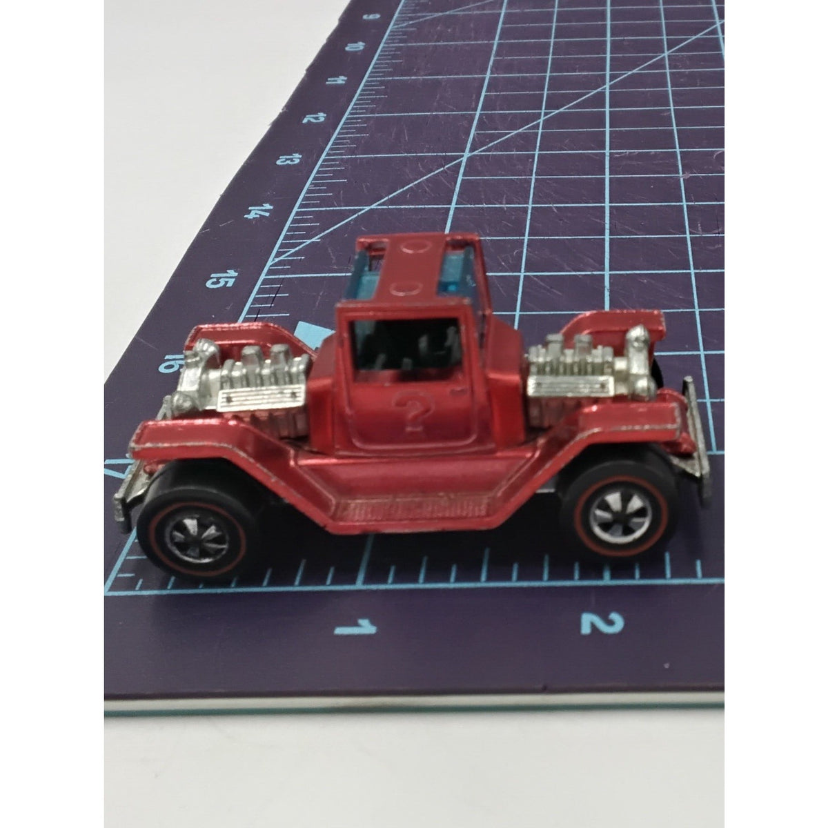 1970 T-4-2 - Red, Blue Glass, Black Interior, No Roof Redline Collectible Loose