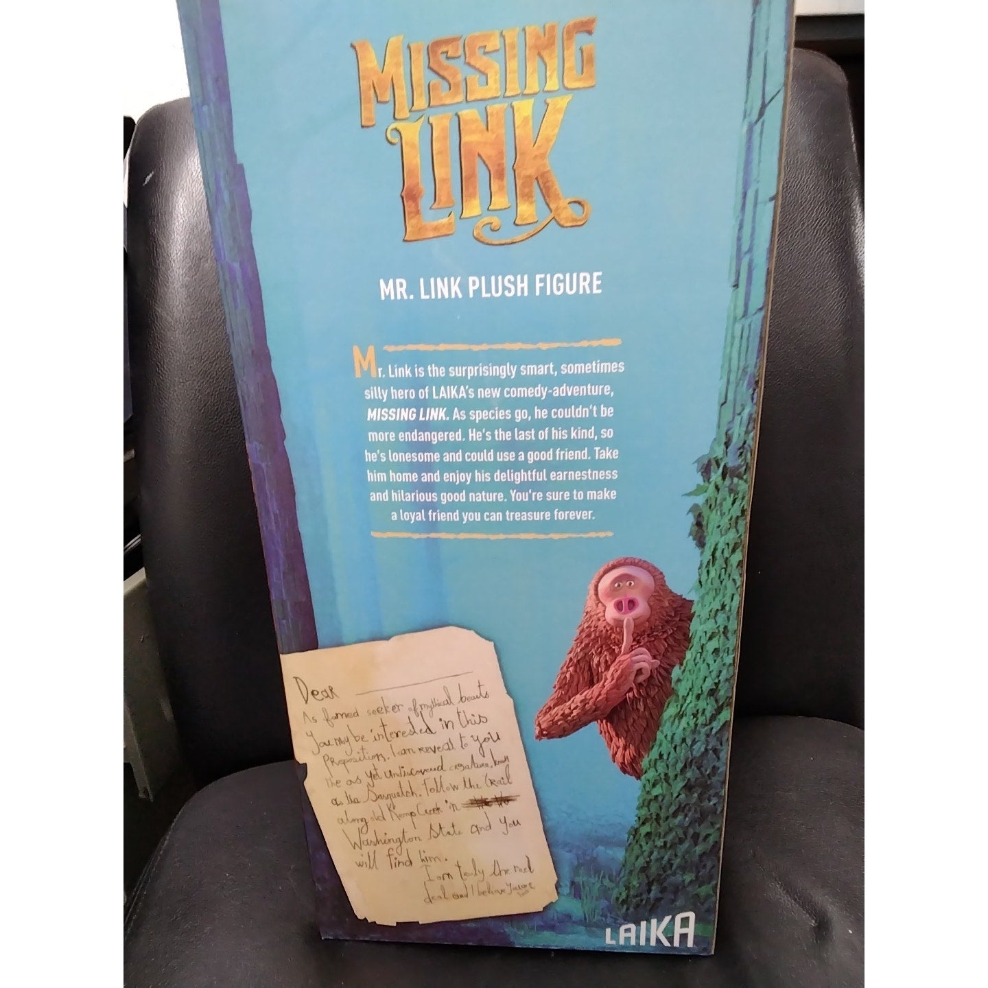 Mr Link plush Figure missing link