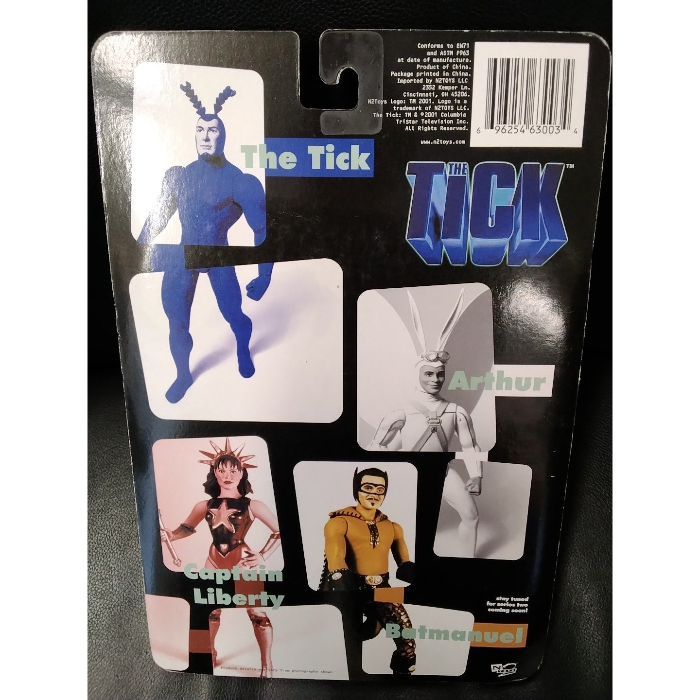 The Tick Captain Liberty Real Super Hero License On Card