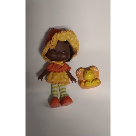 1984 Strawberry Shortcake Orange Blossom Doll & Marmalade the Butterfly