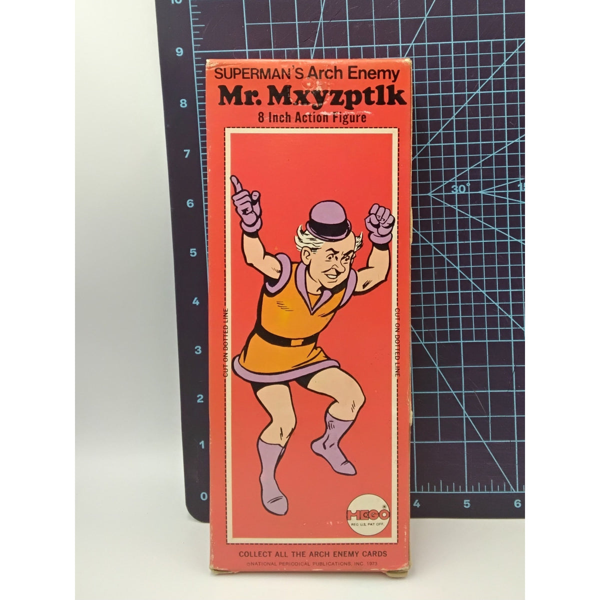 1973 Mego MR MXYZPTLK Worlds Greatest Superheroes 8" in it's original box!