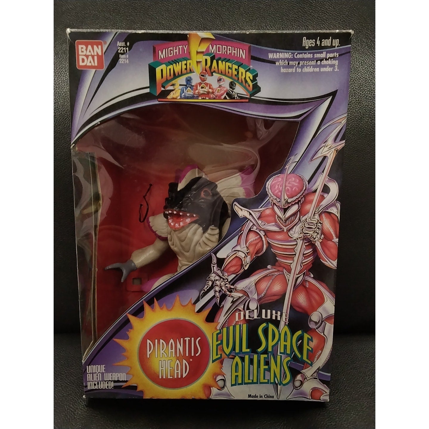 1994 Incomplete Mighty Morphin Power Rangers Piramtis Head