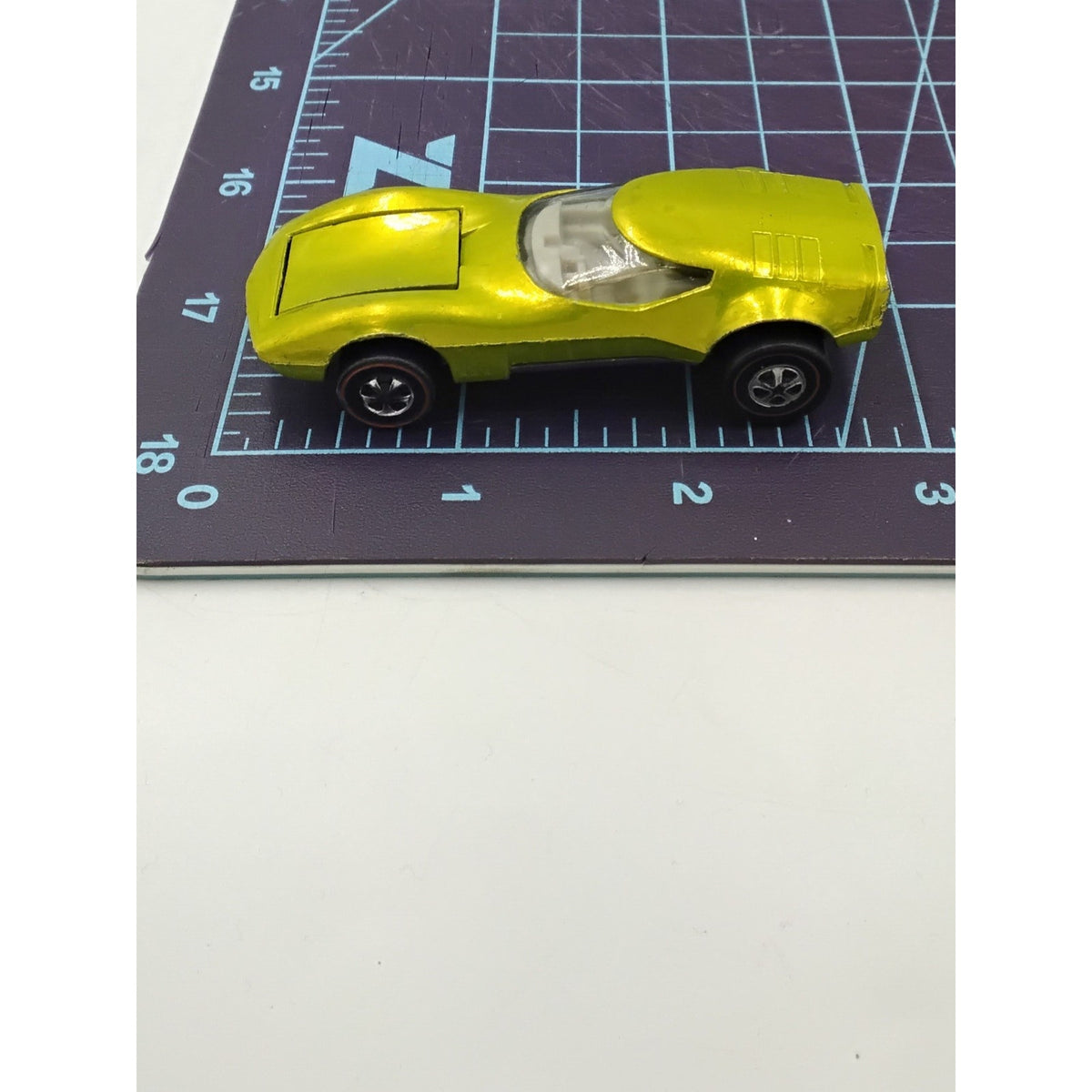 1968 TORERO Lime Green w white interior Redline Collectible Loose Hot Wheels